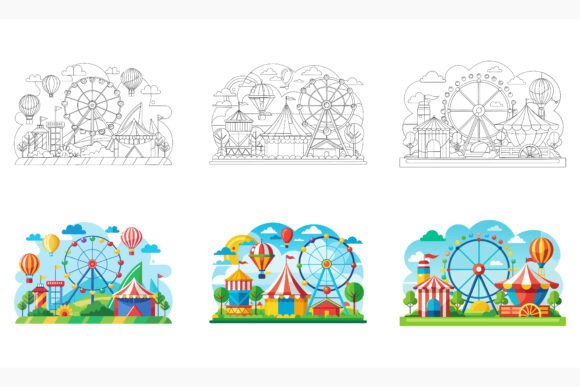 Fair Festive on Street Food Market: How Thoughtfully Crafted Vector Illustrations Strengthen Your Visual Strategy