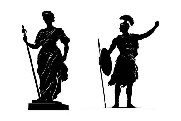 Integrating the Various Statue Illustration Set into Your Creative Workflow