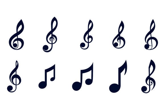 Music Notes Icon Set: Expertly Crafted Vector Icons