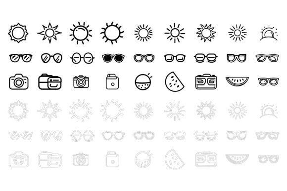 Travel Objects Icon Set: A Versatile Visual Asset for Creative Workflows