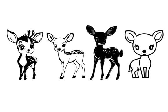 Two Corton Deer Vector: Evaluating This AI EPS Illustration Set for Your Design Workflow